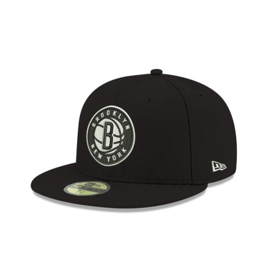 Sapca New Era Brooklyn Nets NBA Team Color 59FIFTY Fitted - Negrii